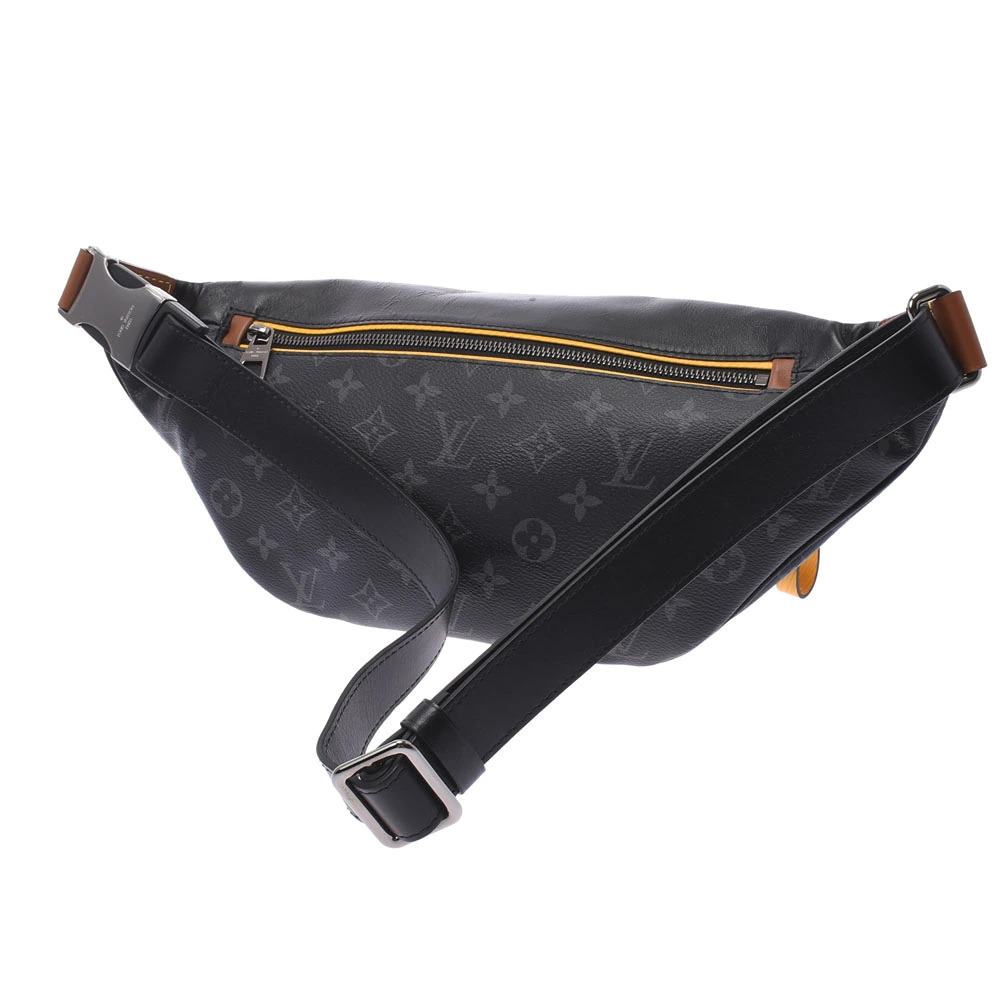 Louis Vuitton Black Canvas Black Belt Bum Discovery Monogram Body Eclipse Bag
